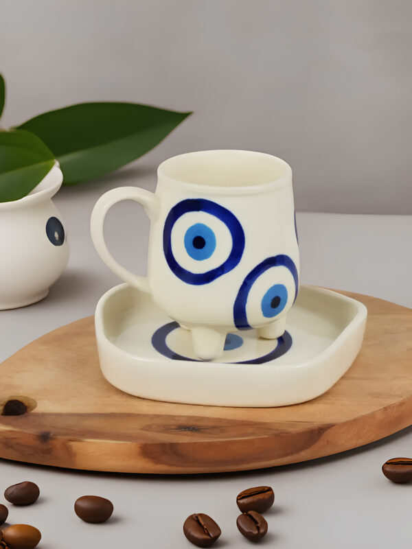 Ceramic Cup and Saucer Breakfast Set