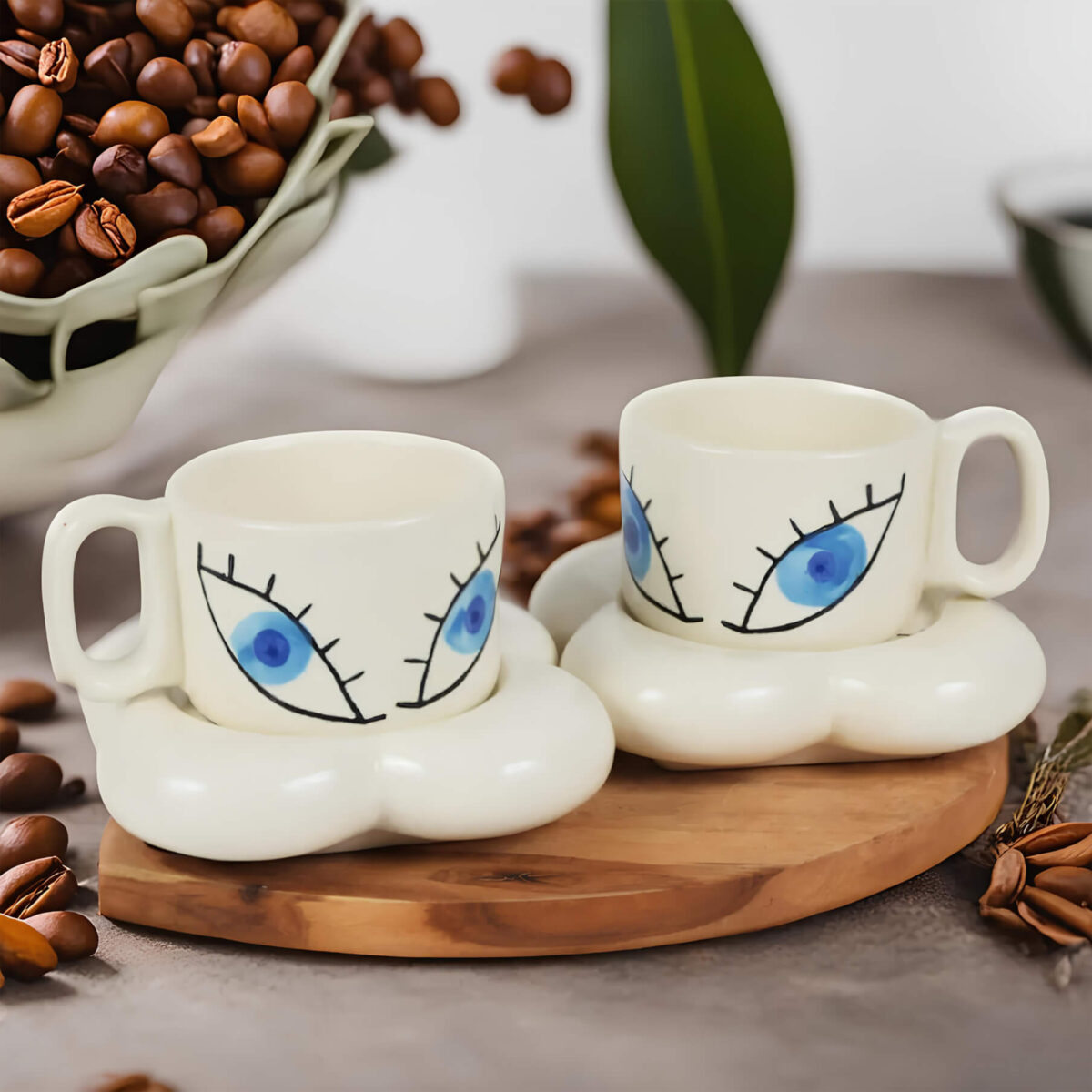 Ceramic Cup & Saucer