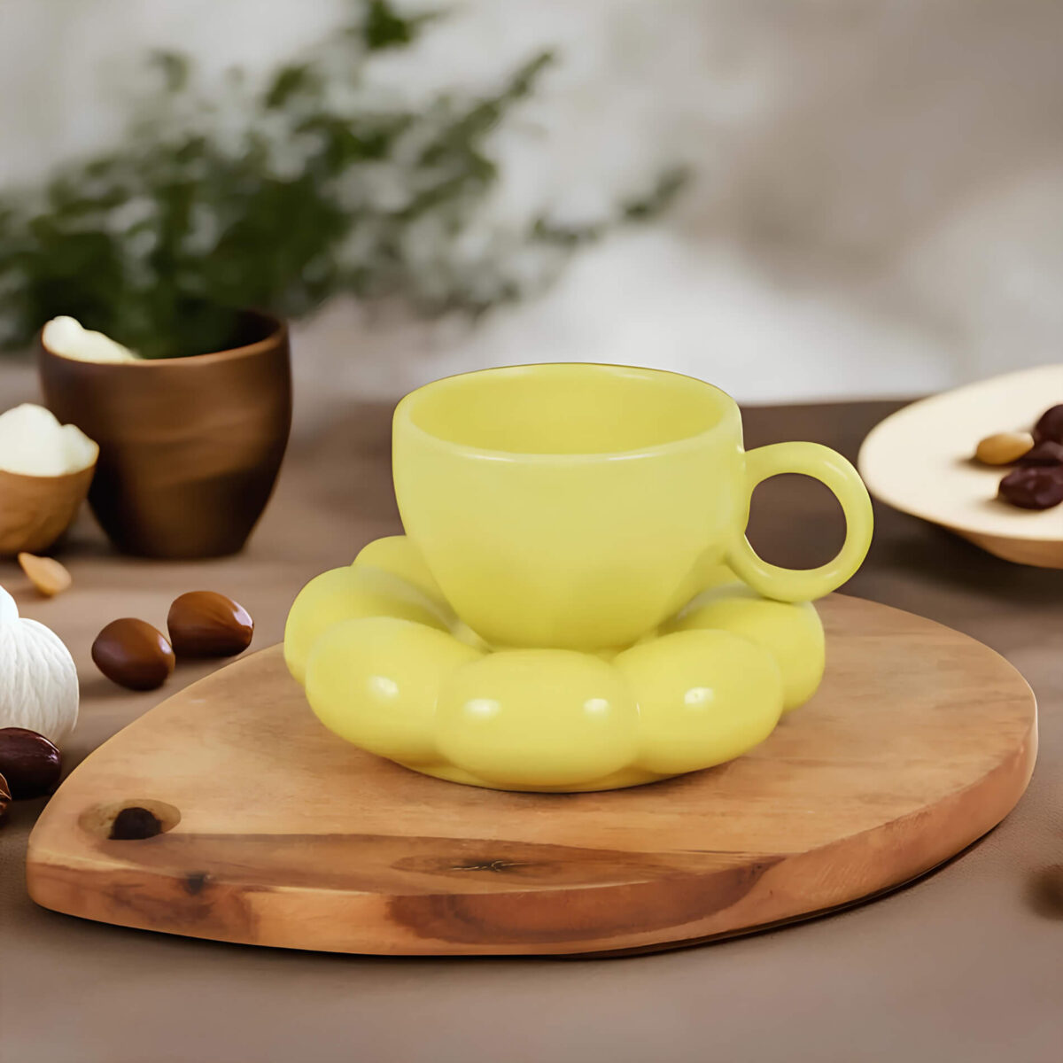 Ceramic Cup & Saucer