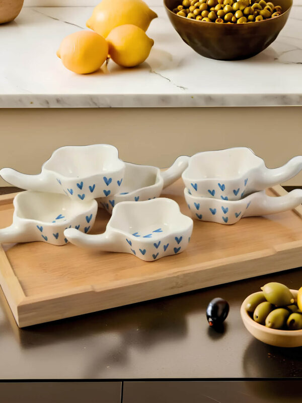 Ceramic Adda's Premium Chutney Bowls - Perfect for Sweet and Sour Flavors Height-6 cm