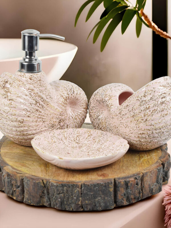 Ceramic Adda's Premium Bathroom Set - Beautiful Ceramic Bath Accessories