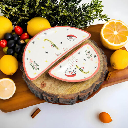 Hand-Painted Ceramic Platter