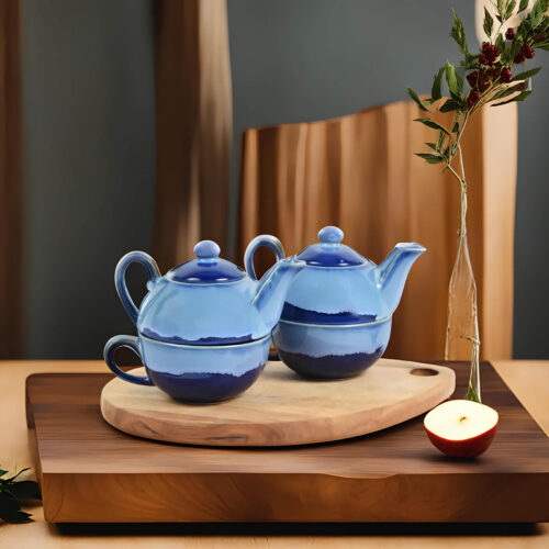 Exclusive Ceramic Cup and Kettle