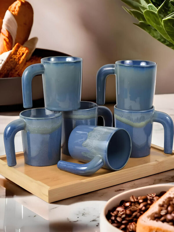 Ceramic Adda's Premium 350 ml Modern Coffee Mugs - Perfect for Tea and Coffee Lovers