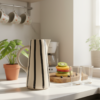 Ceramic Pitcher Jug – Beautiful Black Strip Pattern