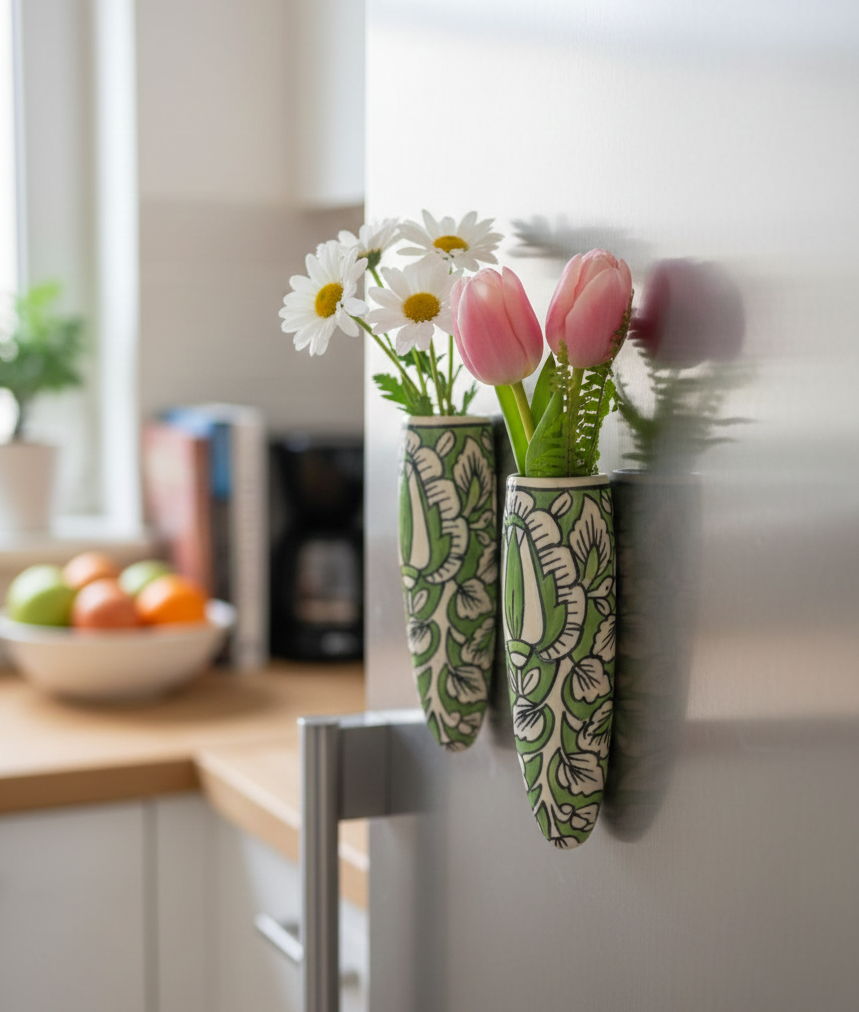 magnetic fridge planter