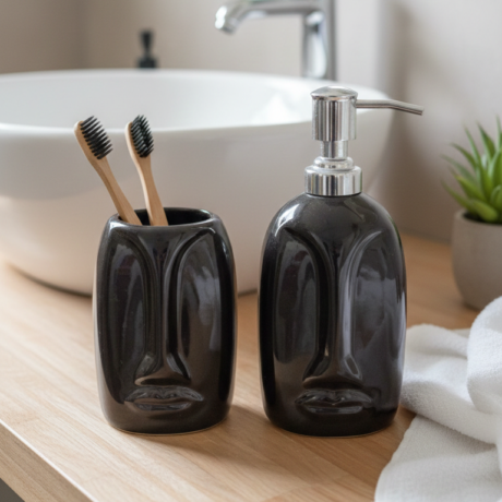Ceramic Bathroom Accessories Set