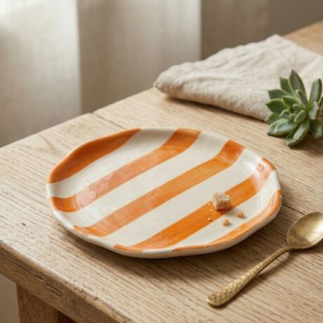 Stripe Mug and Plate